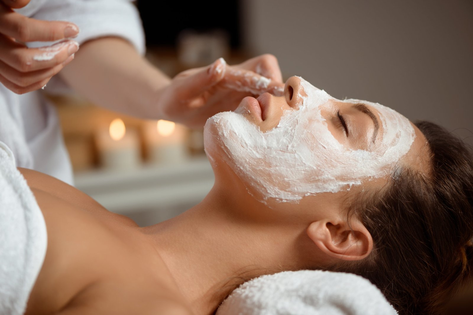 Spa 3 young woman mask face relaxing spa salon scaled